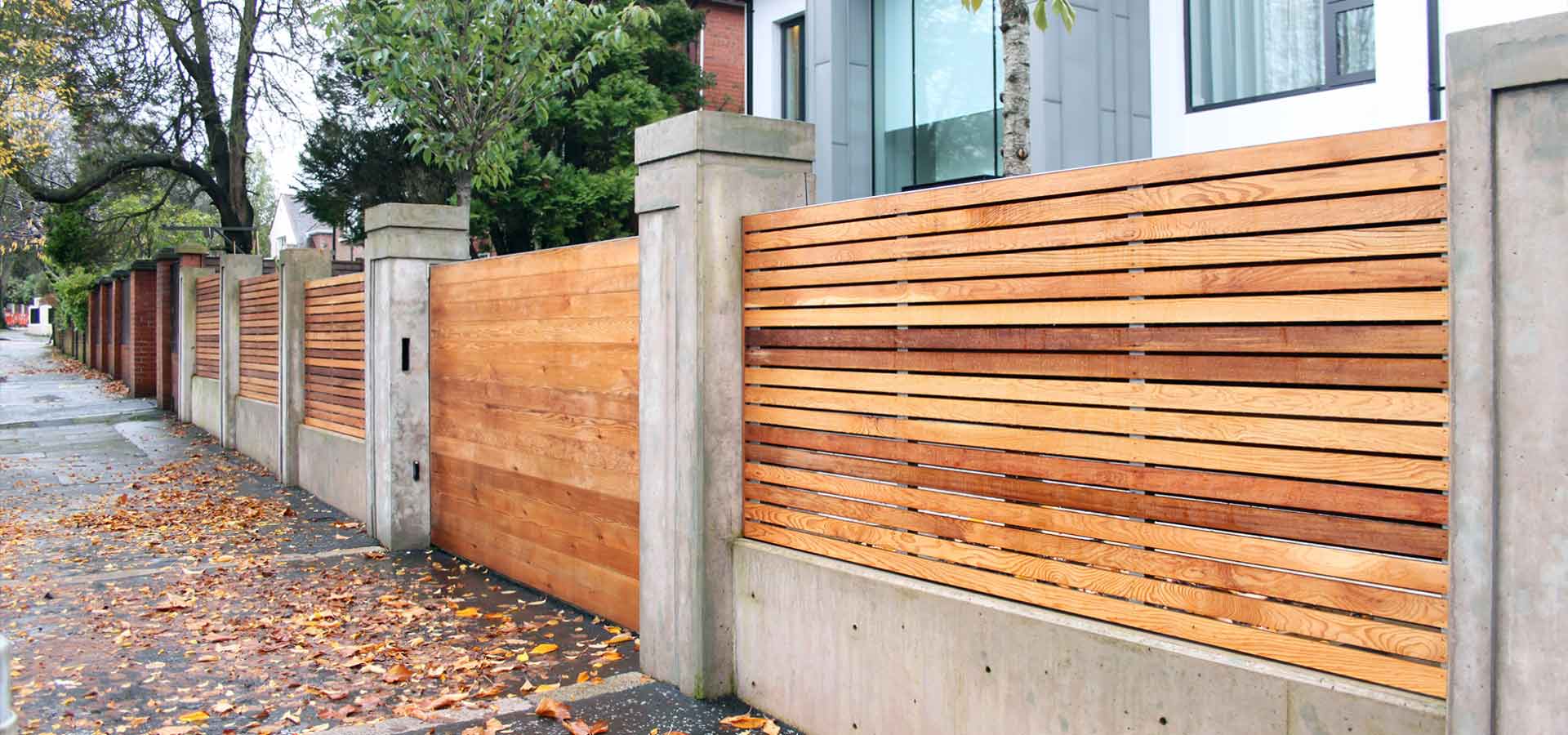wooden electric automated gates in belfast